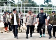 Dankor Brimob Polri Kunjungi Korban Banjir Bandang di Huntara Kayu Pasak, Palembayan