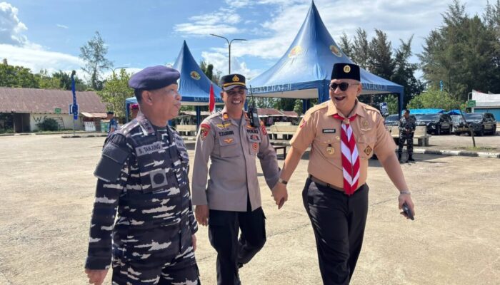 71 Pelajar Terbaik Ikuti Persami KKRI di Pantai Air Manis