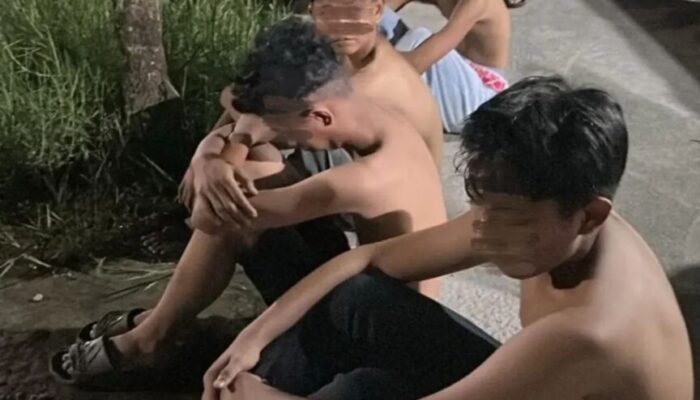 4 Remaja Diduga Bakal Tawuran Diamankan Aparat di Gunung Pangilun