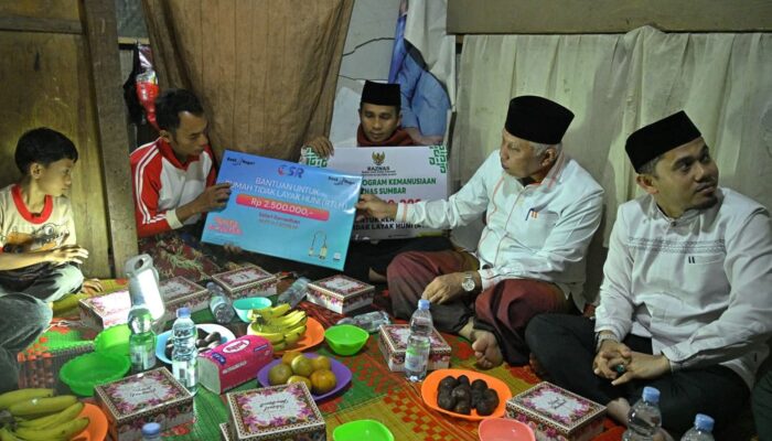 Gubernur Singgah Sahur di Rumah Petani Situjuah Batua, Tak Ada Kamar Hanya Dibatasi Triplek dan Berdinding Kayu 
