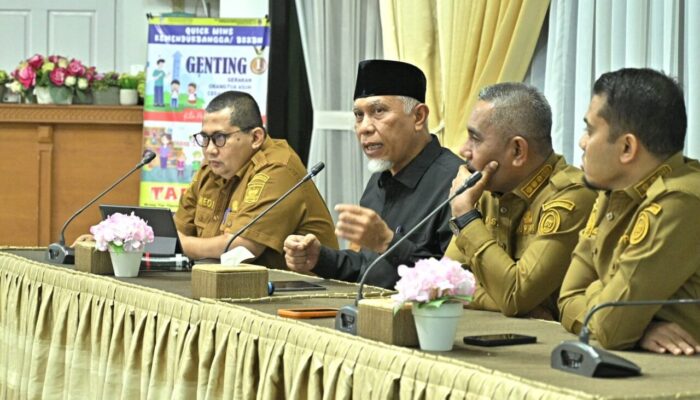 Rakor Bersama Pemkab Limapuluh Kota, Gubernur: Kepala Daerah dan Wakil Harus Kompak, Sekda Berperan Menyatukan 