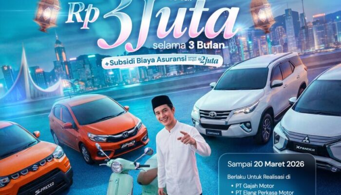 Mau Lebaran dengan Kendaraan Baru? Realisasikan dengan Promo KKB dari Bank Nagari