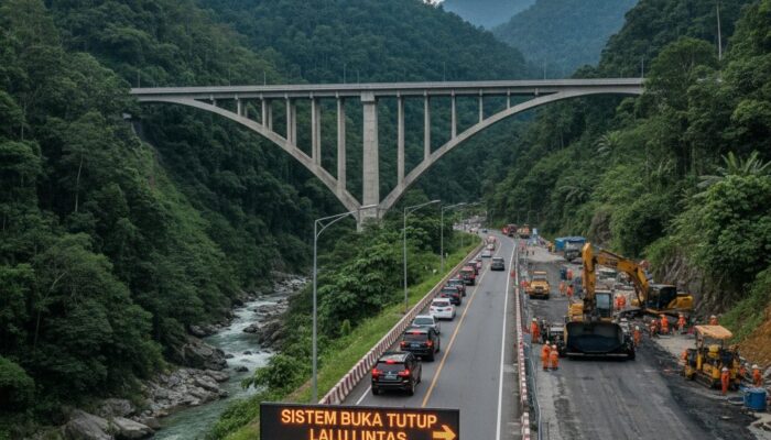 Polres Padang Panjang Siaga Antisipasi Kemacetan: Jalur Lembah Anai Dibuka Mulai Pukul 17.00 Hingga 08.00 WIB