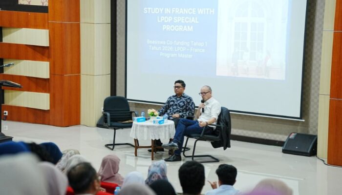 Peluang Kuliah di Prancis: 200 Mahasiswa Unand Ikuti Seminar Beasiswa LPDP Co-Funding Tahap 1