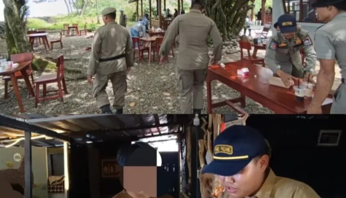Nekat Layani Pembeli Siang Hari, 2 Warung Makan di Ulak Karang Diterbitkan Satpol PP