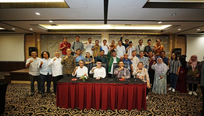 Bertemu 28 Pemimpin Redaksi, Rektor Unand Perkuat Jejaring Sektor Media dan Komunikasi Publik