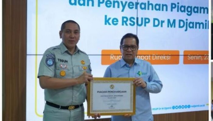 RSUP Dr. M. Djamil Raih Penghargaan Form and Diagnosis Accuracy Champion dari PT Jasa Raharja