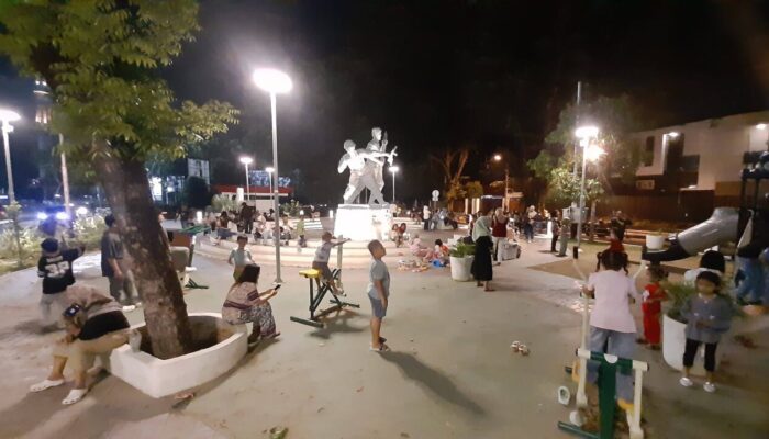 Wajah Baru Taman Rimbo Kaluang jadi Destinasi Favorit Libur Lebaran di Kota Padang