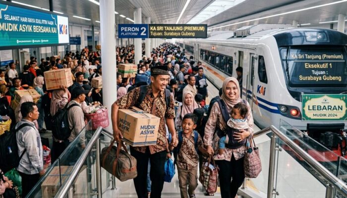 PT KAI: Tiket Mudik Lebaran Periode Keberangkatan 11 Maret-1 April Masih Tersedia