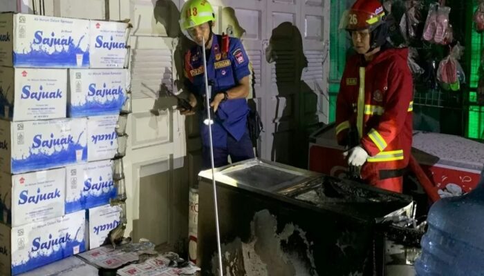 Minimarket Raifan Mart Terbakar, Warga Lihat Api Berasal dari Dalam Toko