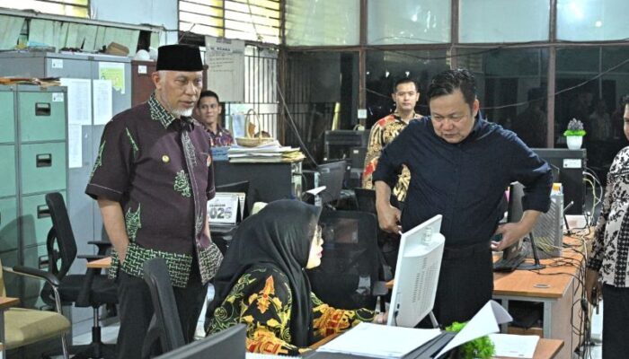 Tiba-tiba, Gubernur Sidak ke Kantor Dinas Pendidikan dan Dinkes Sumbar