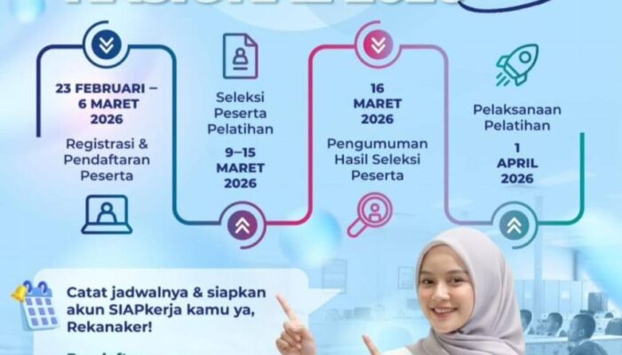 Begini Cara Daftar Pelatihan Vokasi Nasional 2026 buat Lulusan SMA 2023-2025!