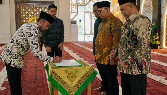 Allex Saputra Nahkodai BPIC 2026-2031, Hendri Arnis Titipkan Amanah Jadikan Masjid Ladang Amal