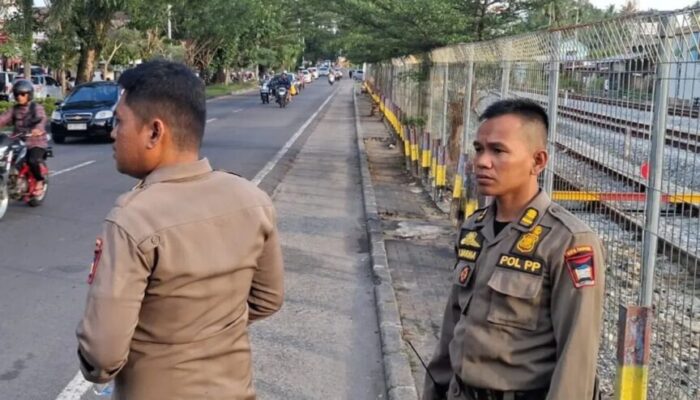 Satpol PP Padang Siagakan Petugas di Stasiun Tabing, Akhiri Drama “Kucing-kucingan” PKL