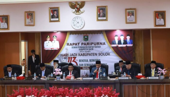 HUT ke-113 Kabupaten Solok: Wawako Solok Sebut Kabupaten Sebagai ‘Kakak’ yang Menginspirasi