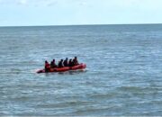 Hari Kedua Operasi SAR Pencarian 2 Siswa SDN 06 Lapai di Pantai Ulak Karang Kampus UBH Masih Nihil