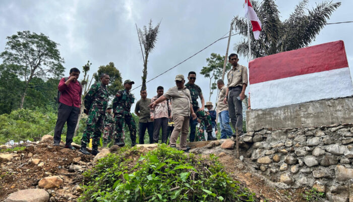 Sinergi Pemkab Pasbar dan TNI Tuntaskan Jembatan Rura Patontang, Wujudkan Program 300 Ribu Jembatan Prabowo