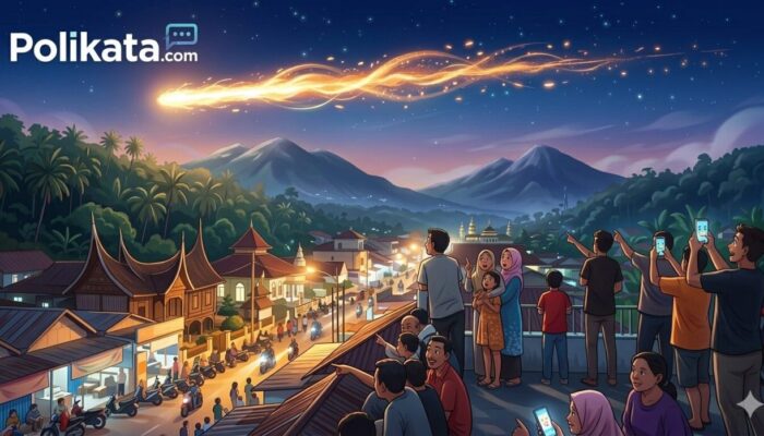 Teka-teki Bola Api di Langit Sumbar Terjawab: Bukan Meteor, Melainkan Sampah Antariksa yang Terbakar