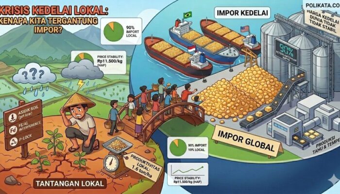 Ironi Negeri Tempe: Terjebak Ketergantungan Impor 90% di Tengah Tantangan Tanah Tropis