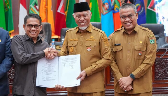 DPRD Setujui Modal PT Jamkrida Sumbar, Mahyeldi: Kabar Gembira bagi UMKM Lokal