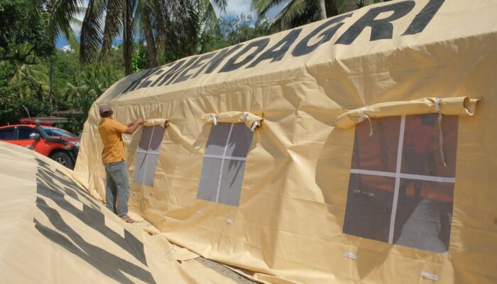 Percepat Penanganan Banjir Tanah Datar, Pemkab Dirikan Posko dan Dapur Umum