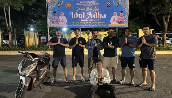 Begal Motor di Pantai Purus Padang Ditangkap, Korban Dipukul Pakai Gunting Modifikasi