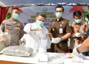 Pemusnahan Barang Bukti di Kejari, Bupati Agam Tegaskan Perang Lawan Narkoba