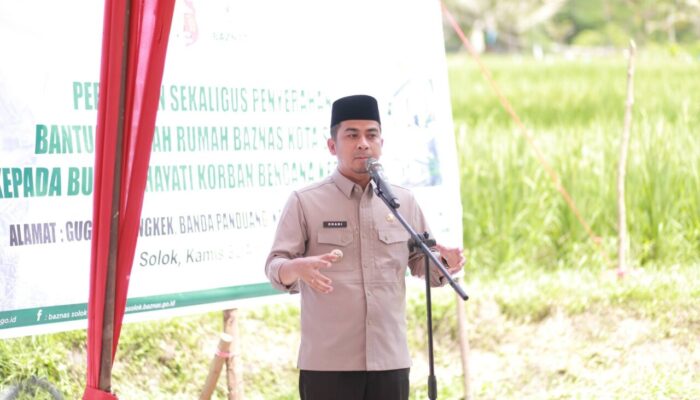 Wako Solok Ramadhani Salurkan Bantuan Rehabilitasi Sawah, Petani Bangkit Pascabanjir