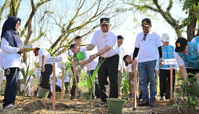 Selamatkan Nyawa Hutan Malvinas yang Mati Pascabanjir, Gubernur Tanam 1.000 Pohon Serentak di Sempadan Sungai