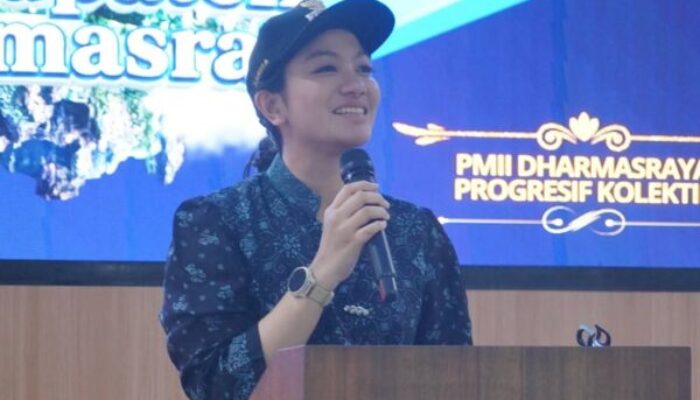 Hadiri Pelantikan PC PMII, Bupati Dharmasraya Tegaskan Semangat Jaga Islam dan NKRI