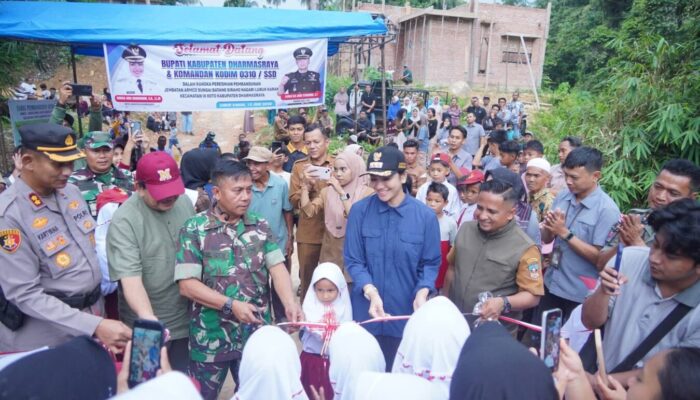 Hadiah Presiden Prabowo untuk Lubuk Karak: Jembatan Aramco Batang Siraho Resmi Beroperasi
