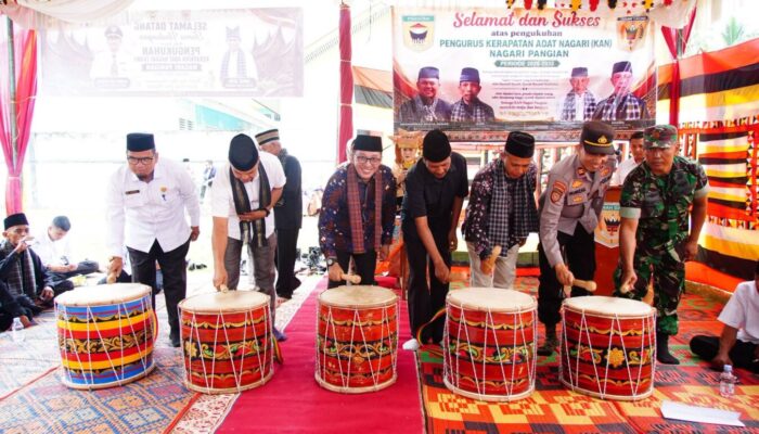 Kukuhkan KAN Pangian, Bupati Tanah Datar: Selamatkan Generasi Muda dari Narkoba!