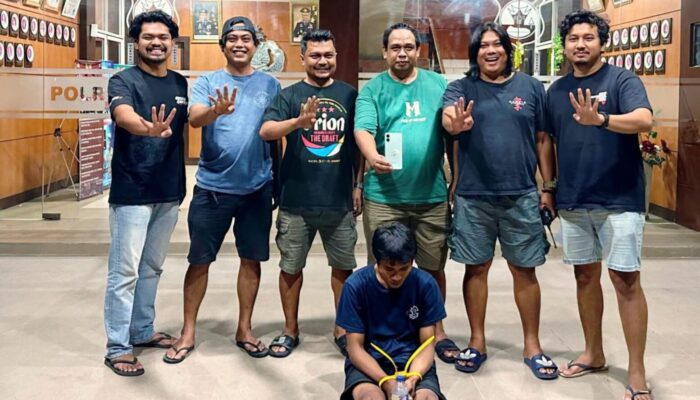 Dikepung di Simpang Haru, Spesialis Maling Rumah Dadok Ditekuk Tim Klewang Polresta