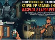 Viral ‘Pocong Begal’ Bersenjata Tajam di Kurao Pagang, Satpol PP Turunkan Pasukan Dubalang