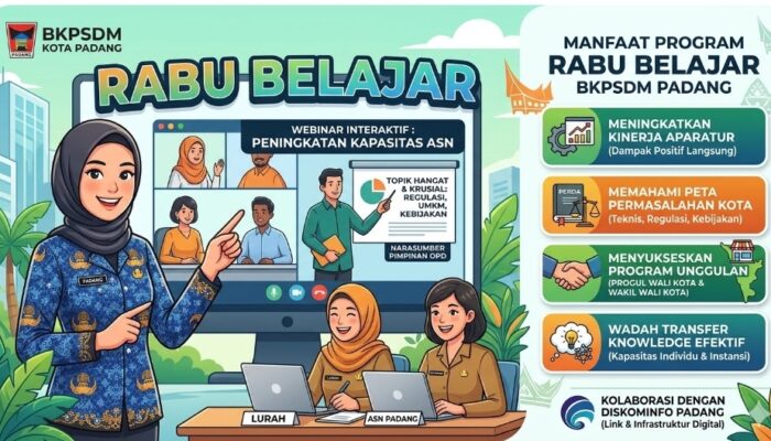 Dongkrak Kapasitas ASN, BKPSDM Padang Gencar Optimalkan ‘Rabu Belajar’