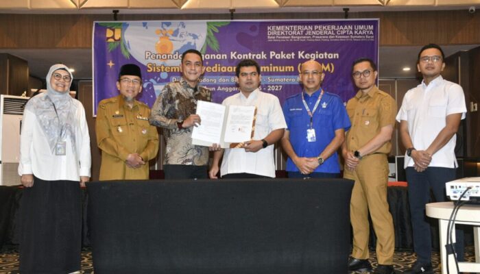 Proyek SPAM Taban III Padang Resmi Dimulai, Pasokan Air Bersih Melonjak Dua Lipat