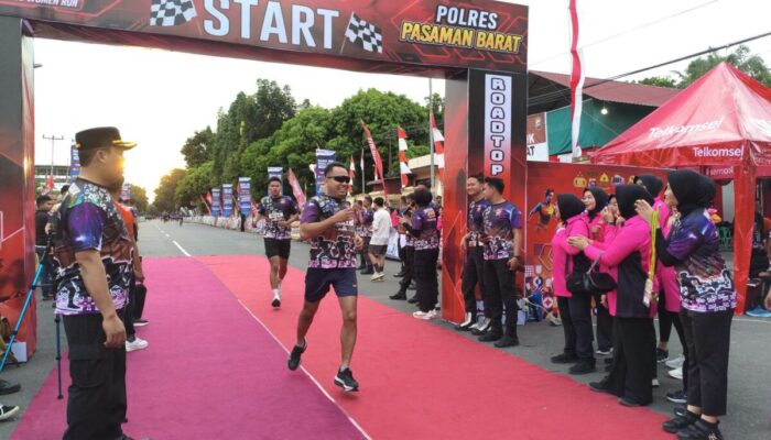Bhayangkara Run 2026 Sukses Besar, 1.000 Lebih Pelari Padati Pasaman Barat