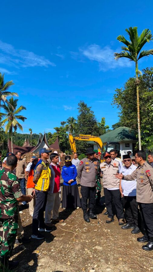 Satgas Nasional Tinjau Dampak Bencana Pasbar, Pemkab Siapkan Jalan Alternatif Talamau
