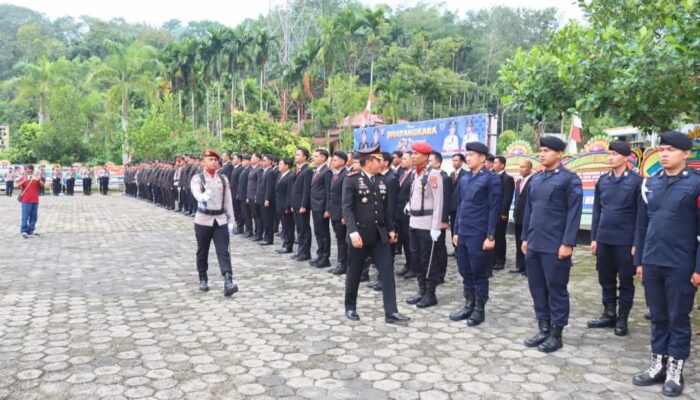 HUT Bhayangkara ke-80: Mengabdi 8 Dekade, Polres Sawahlunto Siap Kawal Program Prioritas Nasional