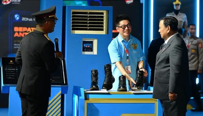 Borong Produk Lokal, Presiden Prabowo Puji Inovasi Teknologi Hijau Polri di Cikeas