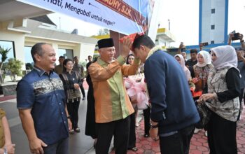 Tiba di Ranah Minang, Kapolda Sumbar Irjen Djati Wiyoto Abadhy Disambut Gubernur Mahyeldi