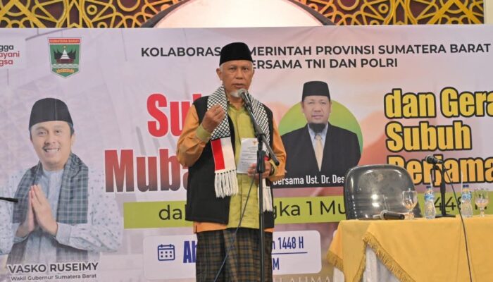 Subuh Mubarakah 1 Muharam 1448 H: Mahyeldi Dorong Perubahan Karakter Masyarakat Sumbar