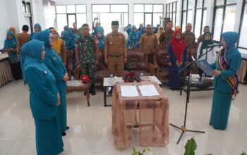 Ketua TP-PKK, Bunda PAUD dan Literasi Ganting - Koto Panjang Resmi Dilantik