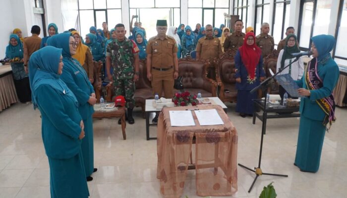 Perkuat Peran Perempuan, Pengurus TP-PKK dan Bunda PAUD Dua Kelurahan di Padang Panjang Resmi Dikukuhkan