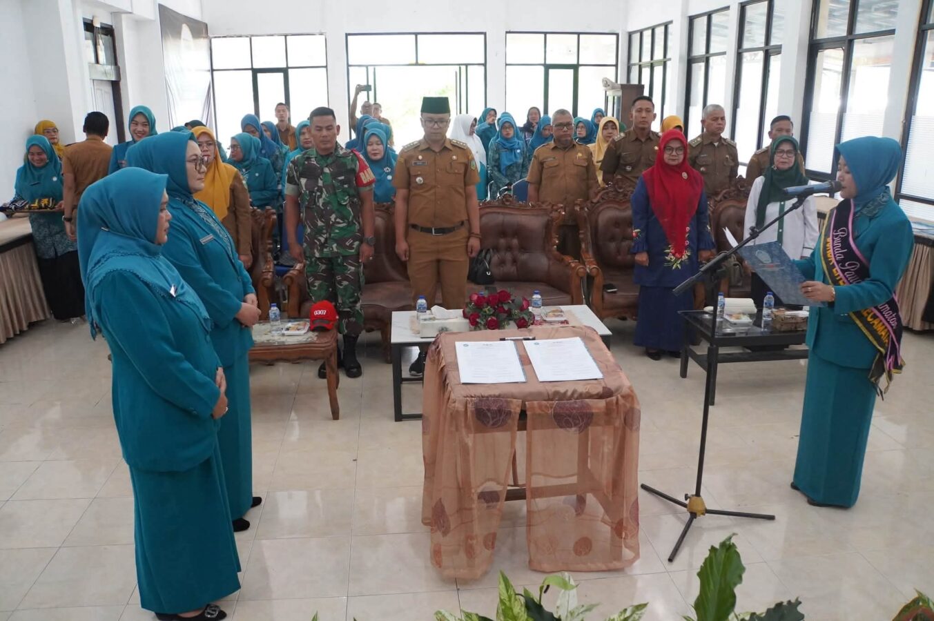 Ketua TP-PKK, Bunda PAUD dan Literasi Ganting - Koto Panjang Resmi Dilantik
