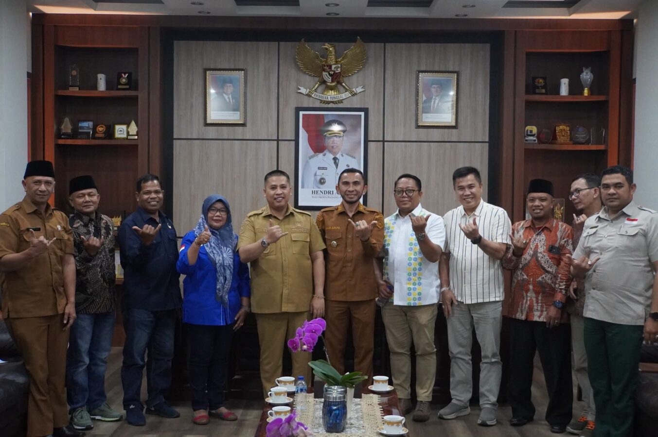 Hendri Arnis Rangkul Pengurus Partai Politik Demi Kemajuan Kota Padang Panjang