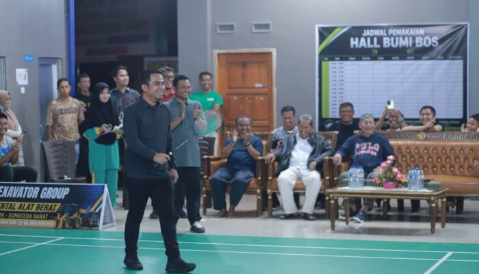 Wako Solok Buka Bumi Bos Cup I, Cetak Atlet Bulutangkis Berprestasi