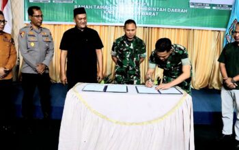 Kunjungan kerja danrem le pasaman barat