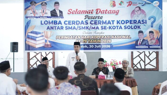 Harkopnas ke-79: Wako Solok Tantang Pelajar Adu Otak Seputar Koperasi
