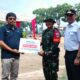 PT Semen Padang menyalurkan bantuan 500 zak semen untuk TMMD ke-129 di Agam dan Lima Puluh Kota.